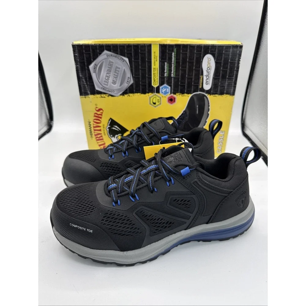 Herman Survivors Cassle Safety Work Shoes Composite Toe Size 7.5 New